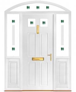 Examples of door colours and frame configurations sample 4